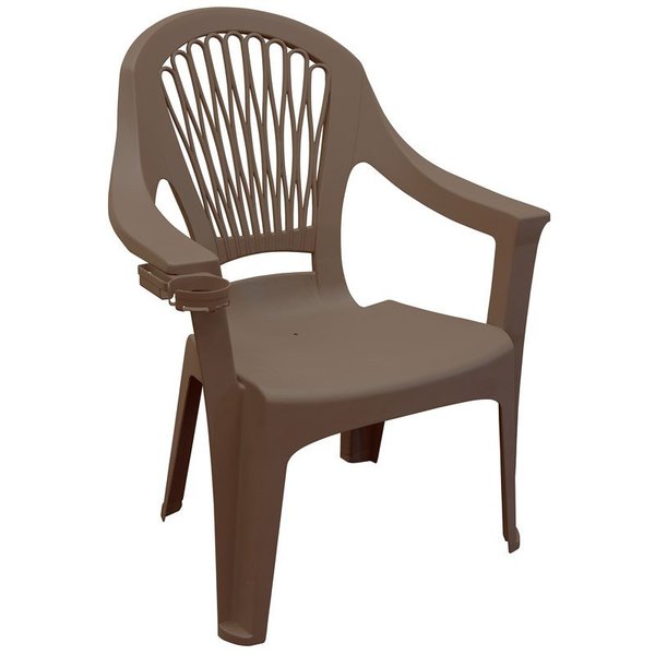 Adams Mfg Chair Hgh Back Brown 8260-60-3700